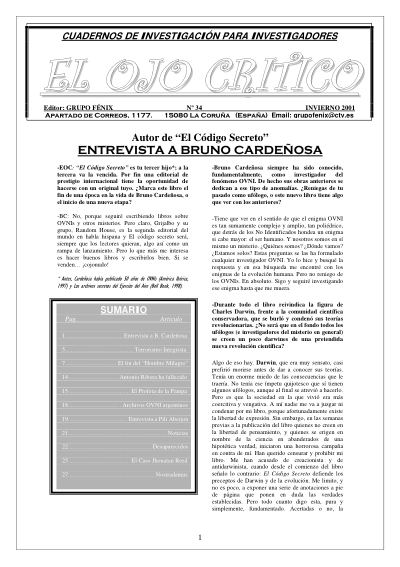 Portada de El Ojo Crítico nº 34