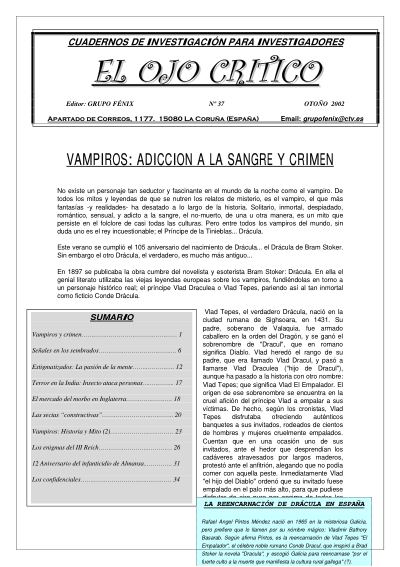 Portada de El Ojo Crítico nº 37