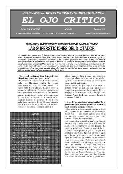 Portada de El Ojo Crítico nº 48/49