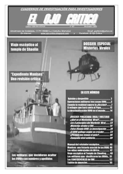 Portada de El Ojo Crítico nº 63