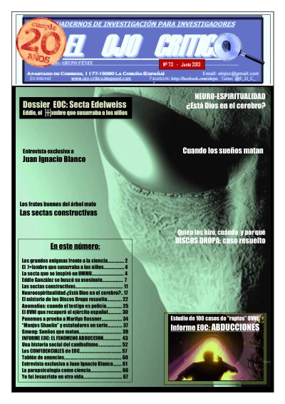 Portada de El Ojo Crítico nº 73